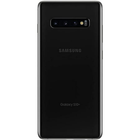 Open Box Samsung Galaxy S10+ Plus 128GB 512GB 1TB (SM-G975U1, Unlocked Cell Phones) All Colors, Black