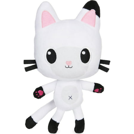 Gabby's Dollhouse, 10-inch Pandy Paws Purr-ific Plush ToyWhite,