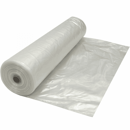 Farm Plastic Supply - Clear Plastic Sheeting - 3 mil - (3' x 100') - Thick Plastic Sheeting, Heavy Duty Polyethylene Drop Cloth Vapor Barrier Covering, Drop Plastic for Painting or Home Improvement, 3' x 100'