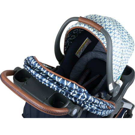 Monbebe Blaze Travel System Stroller and Infant Car Seat, BohoBoho Blue,
