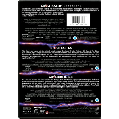 Ghostbusters / Ghostbusters II / Ghostbusters: Afterlife (DVD)