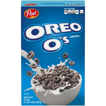 Post Oreo O's, Breakfast Cereal, 17 oz Box