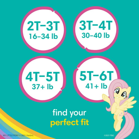 Pampers Easy Ups Training Underwear Girls Size 7 5T-6T 84 Count, 5T/6T