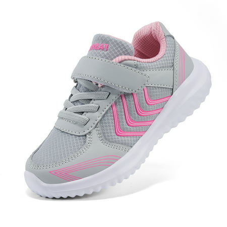 Toddler Shoes Boys Girls Sneakers with Mesh Breathable Shoes Non Slip Light Little Kid Athletic Shoe Comfortable Walking ShoesPink,