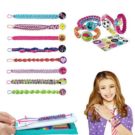 Handmade Bracelet Making Kit for Girls, Cool Arts and Crafts Toys, Bracelet String and Rewarding Activity, Birthday Gifts for 6 7 8 9 10 11 12 Years Old Teen Girls
