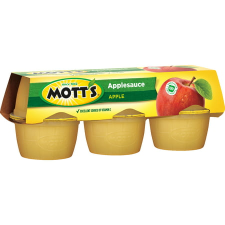 Mott's Applesauce, 4 oz cups, 6 count