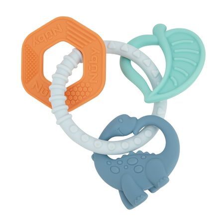 Nuby Chewy Charms Dino Teether Ring