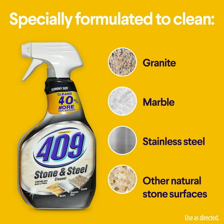 Formula 409 Stone and Steel Cleaner, Spray Bottle, 32 oz