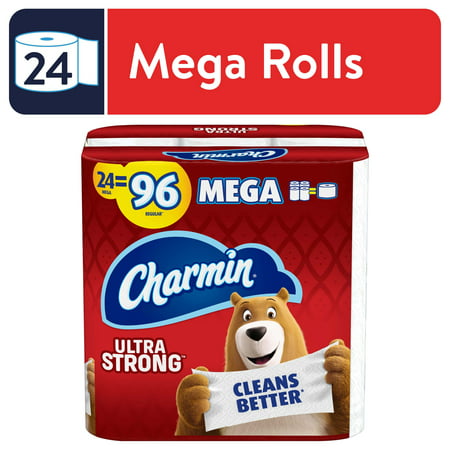 Charmin Ultra Strong Toilet Paper, 24 Mega Roll