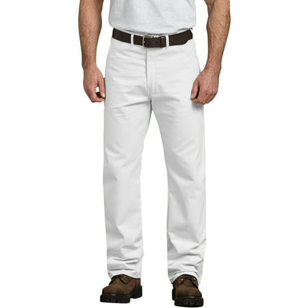 Dickies Men's Professional Painter Pants, White, 32 34