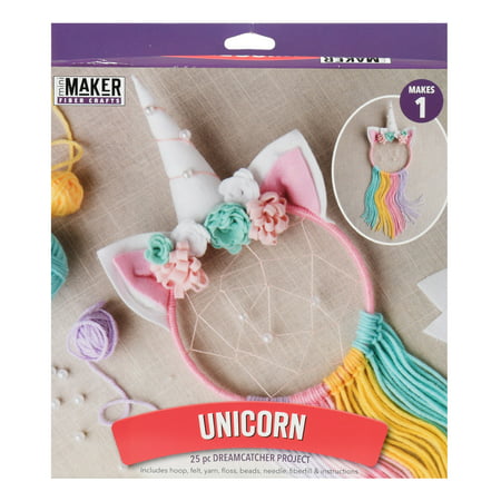 Leisure Arts Kit Mini Maker Dreamcatcher Unicorn