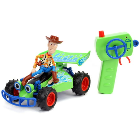 Disney Pixar Toy Story (1:24) Turbo Buggy Battery-Powered RC Car, Woody