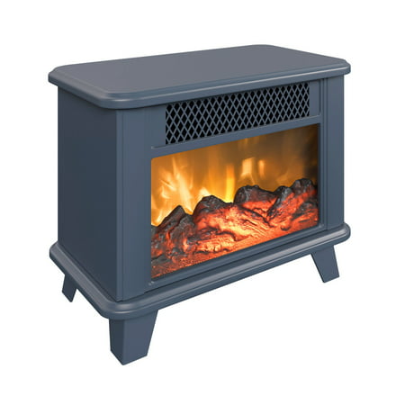 ChimneyFree Electric Fireplace Personal Space Heater, NavyNavy,