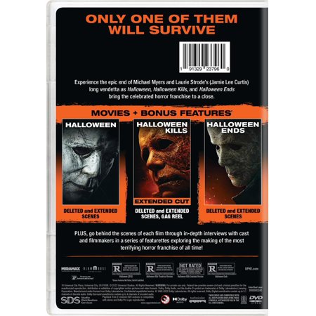 Halloween 3-Movie Collection (Halloween (2018) / Halloween Kills / Halloween Ends) (DVD)