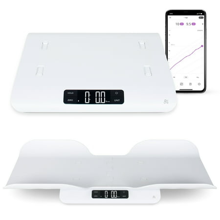 Greater Goods Smart Baby Scale, Toddler Scale, Pet Scale, Infant Scale with Hold Function, Free App Included, GreaterGoods Smart Baby Scale