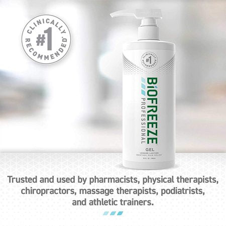 BioFreeze Topical Pain Relief Professional 5% Strength Menthol Topical Gel 32 oz.