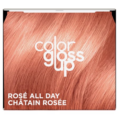 Clairol Color Gloss Up, Semi-Permanent Toning Hair Color, Rose All Day, Hair Dye, 4.3 ozRose Pink,