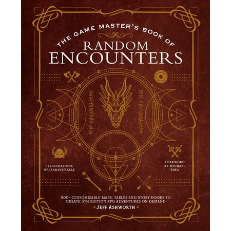 Game Master: The Game Master's Book of Random Encounters : 500+ Customizable Maps, Tables and Story Hooks to Create 5th Edition Adventures on Demand (Hardcover)