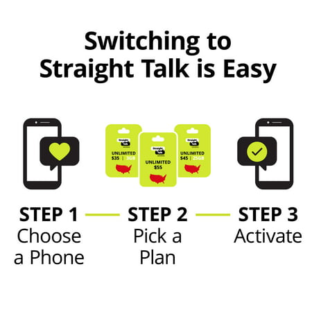 Straight Talk TCL 30 Z, 32GB, Black - Prepaid Smartphone
