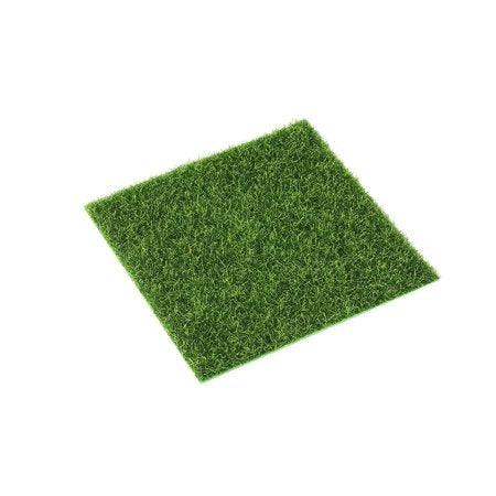 6X6 inches Fake Grass for Dollhouse Miniatures Garden, Artificial Grass for Crafts Decoration (Pack of 4)
