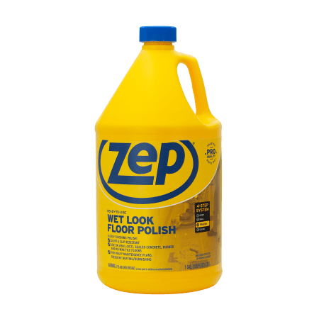 Zep Wet-Look Floor Polish 128 Ounces, Long Lasting Shine