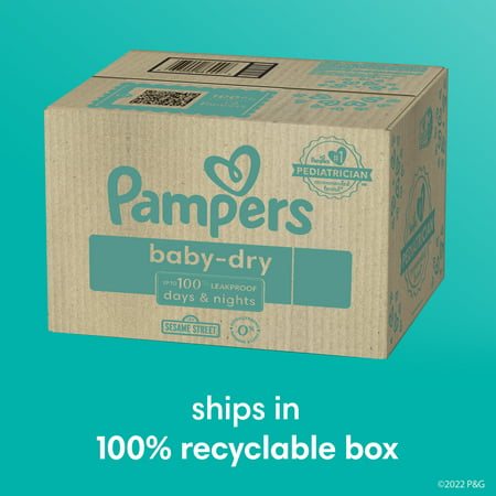 Pampers Baby-Dry Diapers (Choose Your Size and Count)