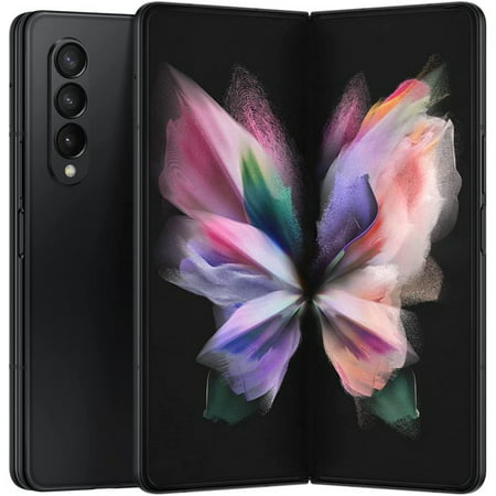 Samsung Galaxy Z Fold 3 5G 256GB Factory Unlocked Cellphone - Like New Open Box, Phantom Black