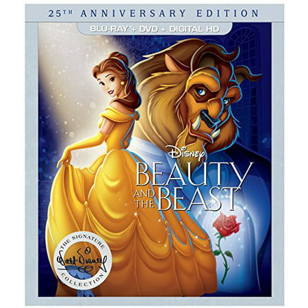 Beauty and the Beast (25th Anniversary) (Blu-ray + DVD + Digital Code)