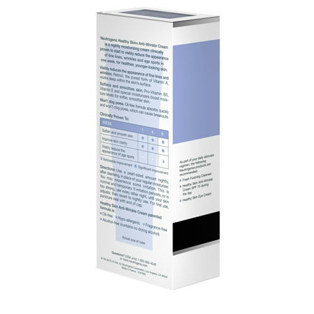Neutrogena Healthy Skin Retinol Night Cream Vitamin E, Glycerin, 1.4 oz, 1.4 oz - 40ml
