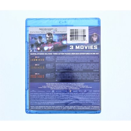 Iron Man: 3-Movie Collection (Blu-ray + Digital Code)