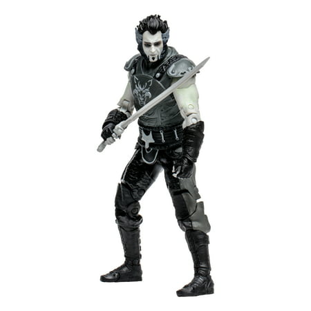 McFarlane Toys DC Multiverse Arkham City Ra's Al Ghul Black and White Gold Label - 7 in Collectible Figure Walmart Exclusive