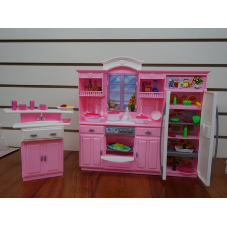 My Fancy Life Kitchen Play Set for 11.5" dolls & Dollhouse Furniture By TKT
