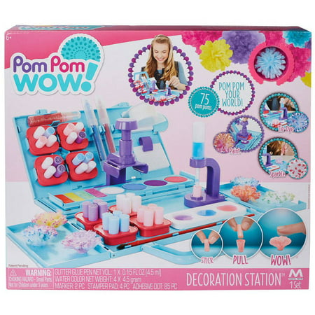 Pom Pom Wow Decoration Creation Station Art & Craft Kit (116 Pieces)