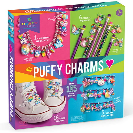 Craft Tastic DIY Puffy Charms Craft Kit (330 Pieces)