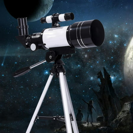 Brand Clearance! Spree 30070 Professional Zoom Astronomical Telescope with Phone Clip Outdoor HD Night Vision 150X Refractive Deep Space Moon Observation Gifts