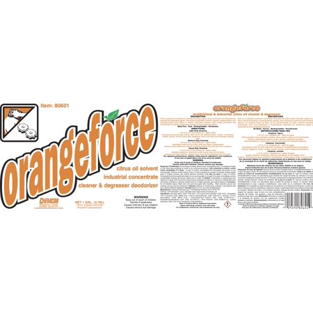 Chemcor All-Purpose Cleaner Citrus Orange Solvent Degreaser - 1 Gallon