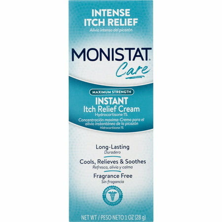 3 Pack Monistat Care Maximum Strength Instant Itch Relief Cream 1 oz