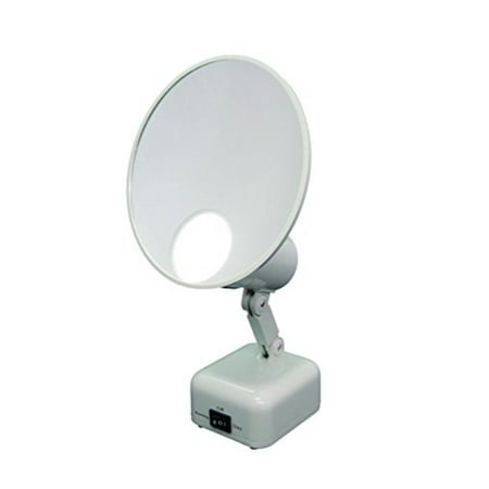 Floxite 15X Supervision Magnifying Mirror Light Dove White LED Lightning