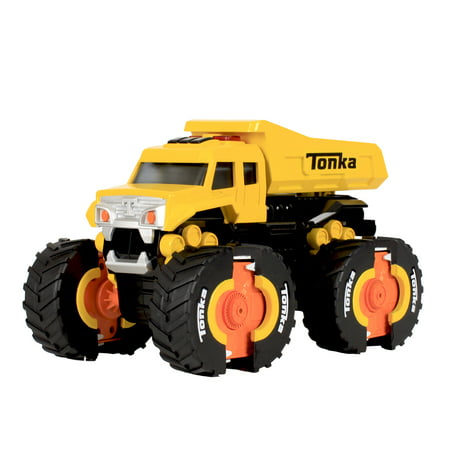 Tonka - The CLAW - Dump Truck - Lights and Sounds - Expandable Wheels