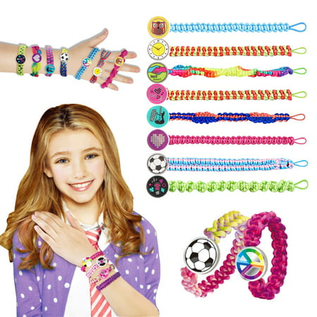 Bracelet Making Kit for Girls, DIY Friendship Arts and Crafts Toys, Christmas Birthday Gifts for 6-12 Years Old KidsMulticolor,