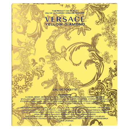 Versace Yellow Diamond Eau de Toilette Perfume for Women, 3 Oz Full Size, 3 Fl Oz (Pack of 1)
