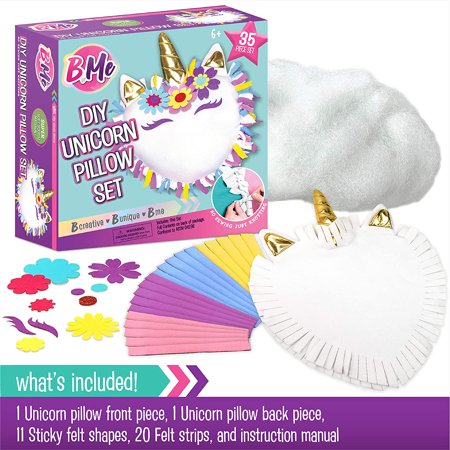 Creative Kids Unicorn Pillow Art & Craft Kit (35 Pieces)