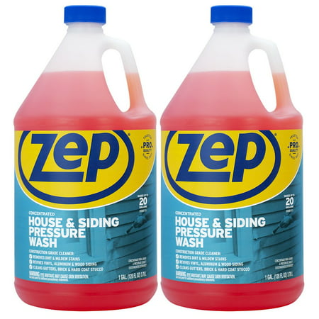Zep House and Siding Pressure Wash Cleaner Concentrate 128 Ounce ZUVWS128 (Pack of 2), Pack of 2
