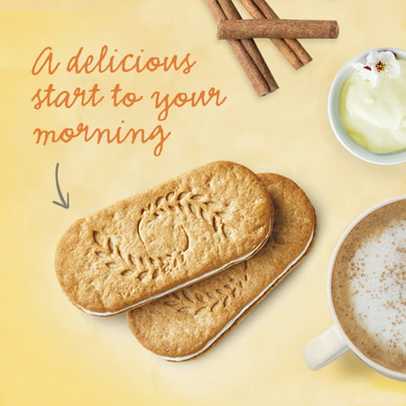 belVita Breakfast Cinnamon Brown Sugar & Vanilla Creme Breakfast Biscuits, 5 Packs (2 Biscuit Sandwiches Per Pack)