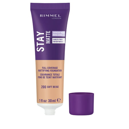 Rimmel London Stay Matte Liquid Foundation, Soft Beige, 1 ozSoft Beige,