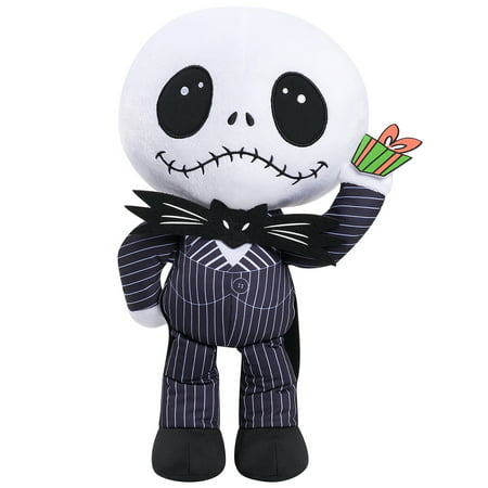 Disney Tim Burton's Nightmare Before Christmas 16-inch Holiday Large Plush, Jack Skellington, Kids Toys for Ages 3 up