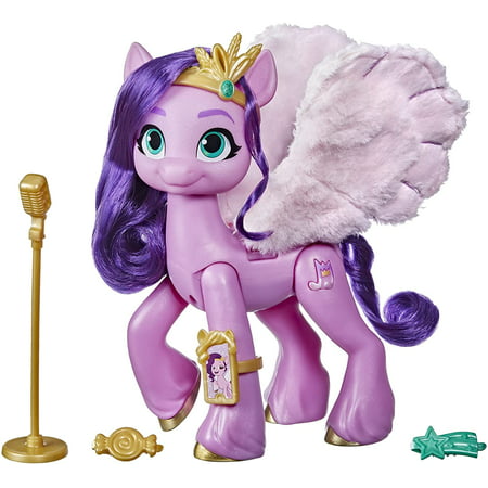 My Little Pony: A New Generation Movie Singing Star Princess Petals - 6-Inch Pink Pony That Sings and Plays Music, Toy for Kids Age 5 and Up "