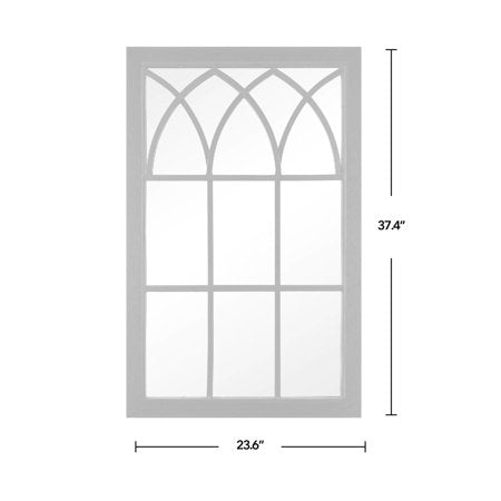 FirsTime & Co. Black Grandview Arch Wall Mirror, Farmhouse, Rectangular, 23.6 x 1.25 x 37.4 inBlack,