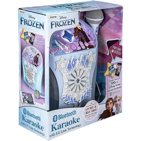 eKids Disney Frozen Karaoke Machine, Easily Access Frozen Playlists with New EZ Link Feature