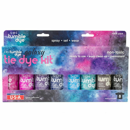 Sei Galaxy Tie Dye Kit, Craft and Fabric Spray, 8 ColorsGalaxy,